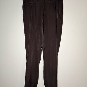 black slim fit joggers